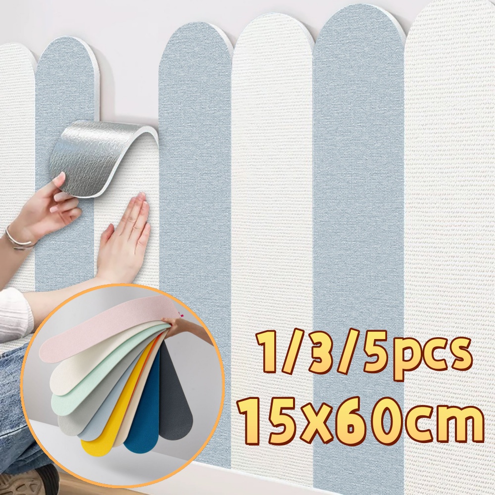 Wall Panel 3D Texture - 1/3/5pcs Stiker Dinding Tanah Diatom Perekat