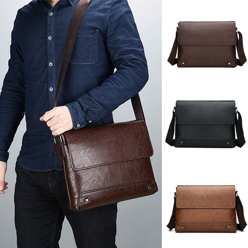 Interior Design Journal - Tas jinjing kulit PU pria, Boston