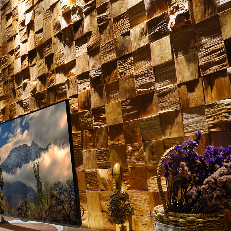 Wall Panel 3D Texture - Wallpaper Berperekat untuk Partisi Dinding Panel