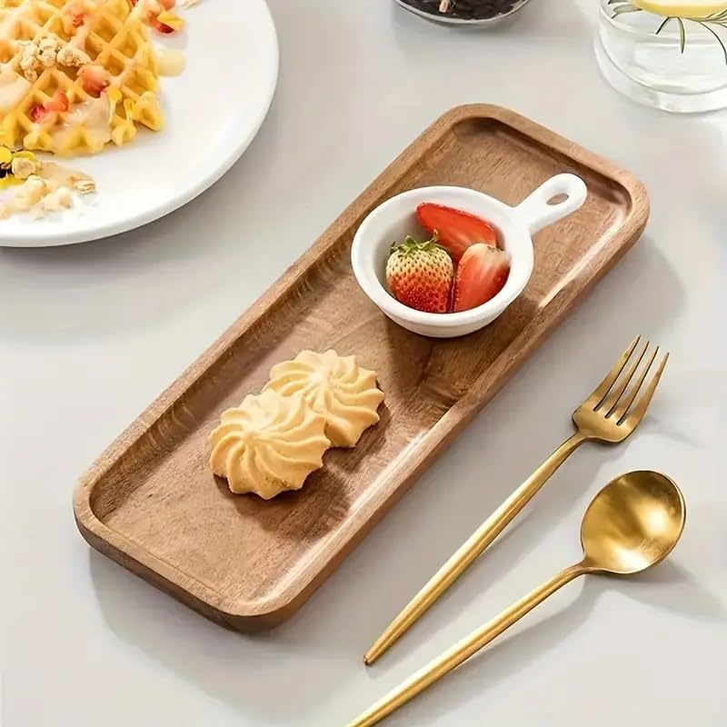 5pcs Set Nampan Sajian Kayu Ak - Travertine Tray Oval ulasan dan harga