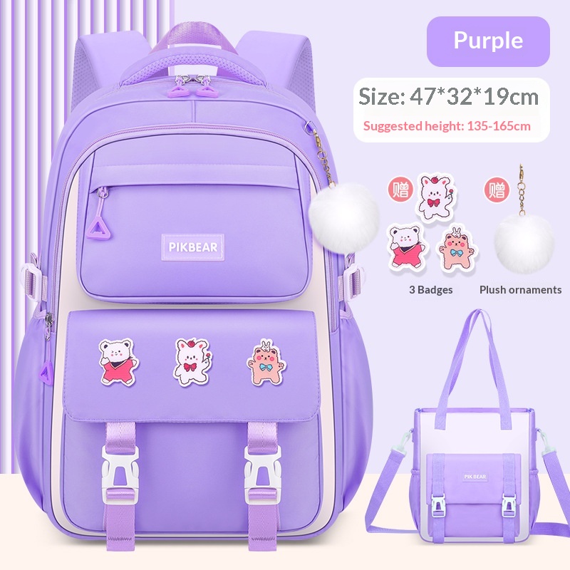 Pikbear Tas Sekolah Kawaii Set - Interior Design Handbook ulasan dan harga