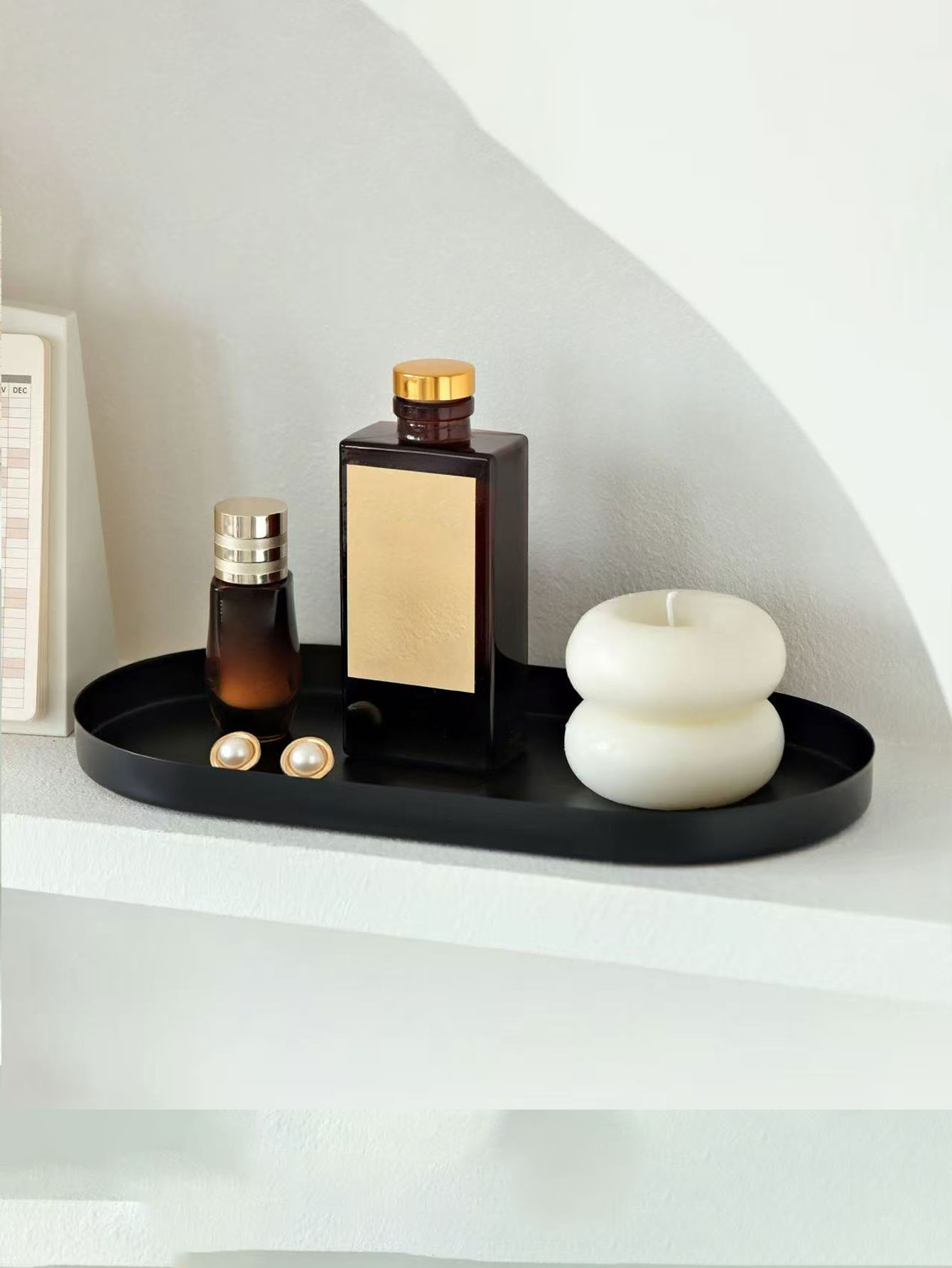 Baki Oval Stainless Steel, Dek - Travertine Tray Oval ulasan dan harga