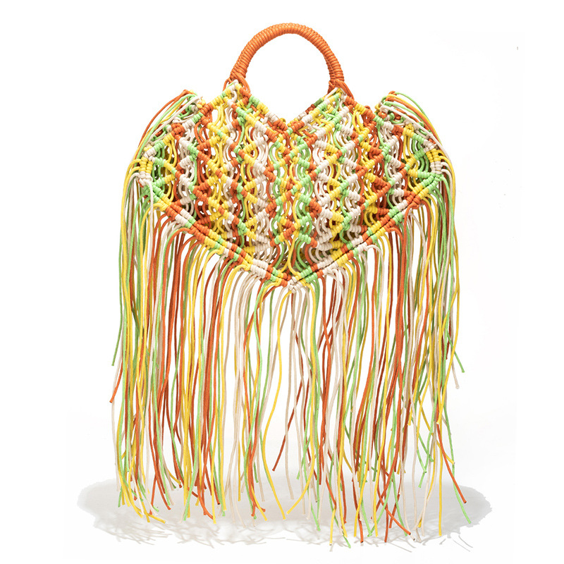 Tas Tangan Wanita Rumbai Tali  - Interior Design Bali ulasan dan harga