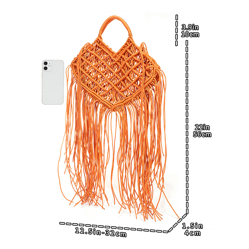 Tas Tangan Wanita Rumbai Tali  - Interior Design Bali ulasan dan harga