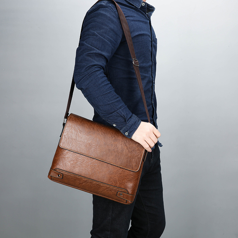 Tas jinjing kulit PU pria, Bos - Interior Design Journal ulasan dan harga