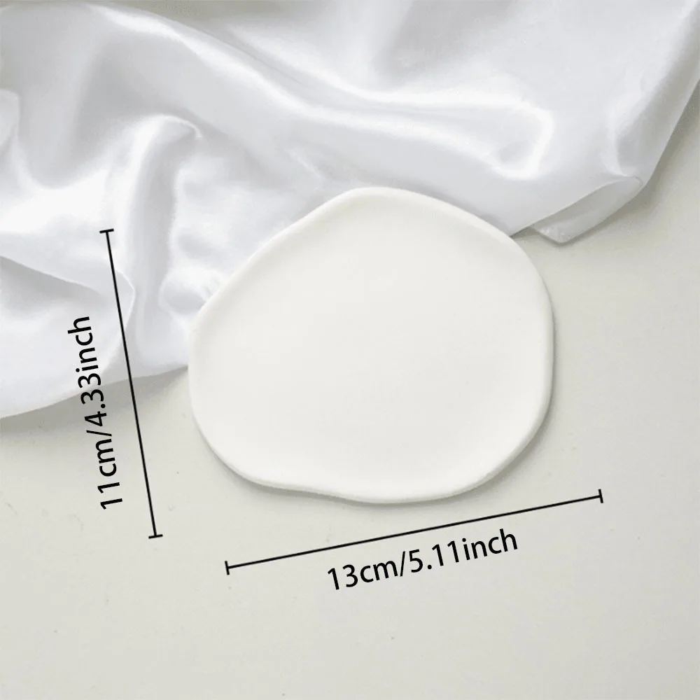 1 Buah Baki Perhiasan Putih El - Travertine Tray Oval ulasan dan harga