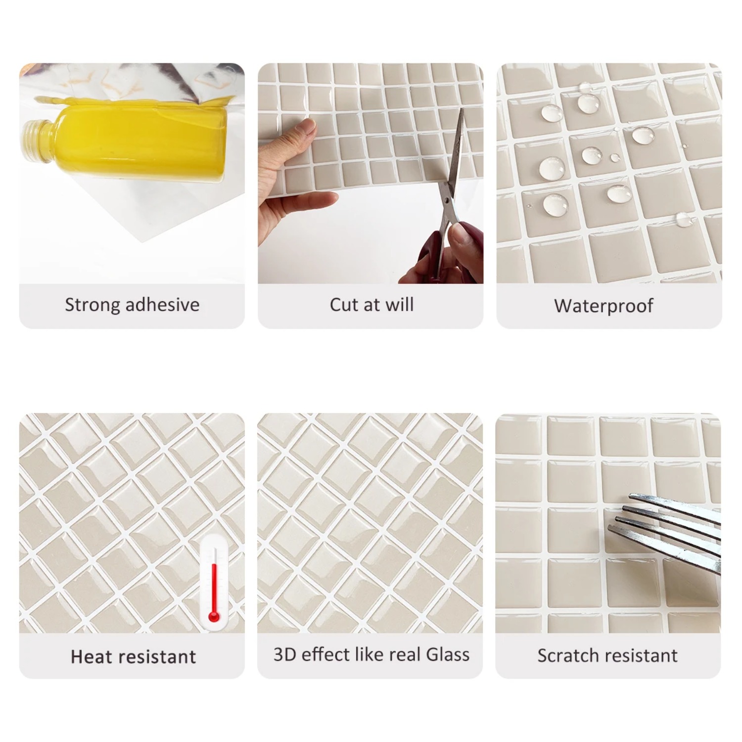 10 Lembar Wallpaper Vinyl Bert - Wall Panel 3D Texture ulasan dan harga
