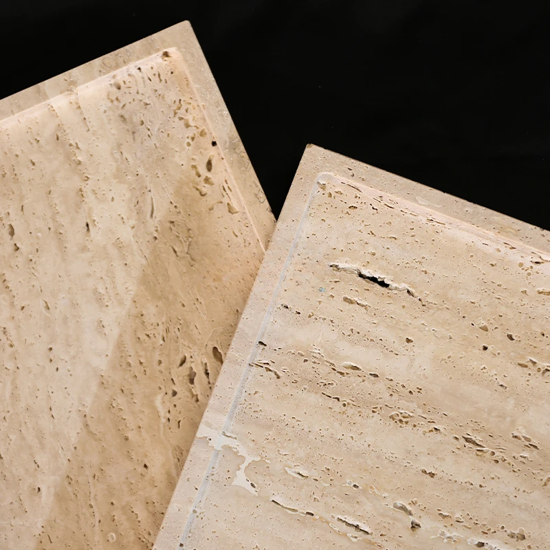 30X20X1.8Cm Marmer Alam Beige  - Travertine Tray Oval ulasan dan harga