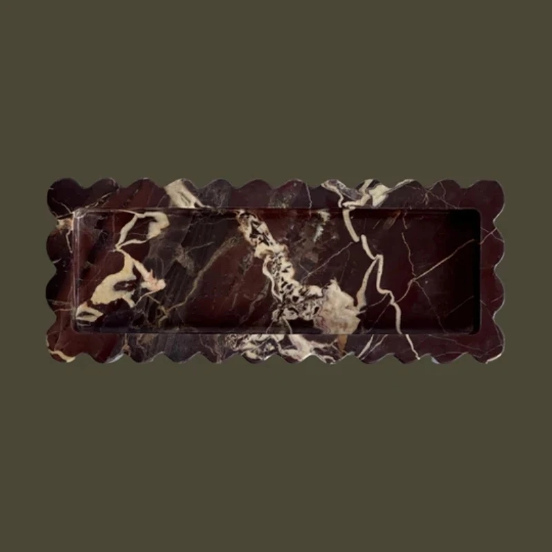 Batu alam ungu merah Travertin - Travertine Tray Oval ulasan dan harga