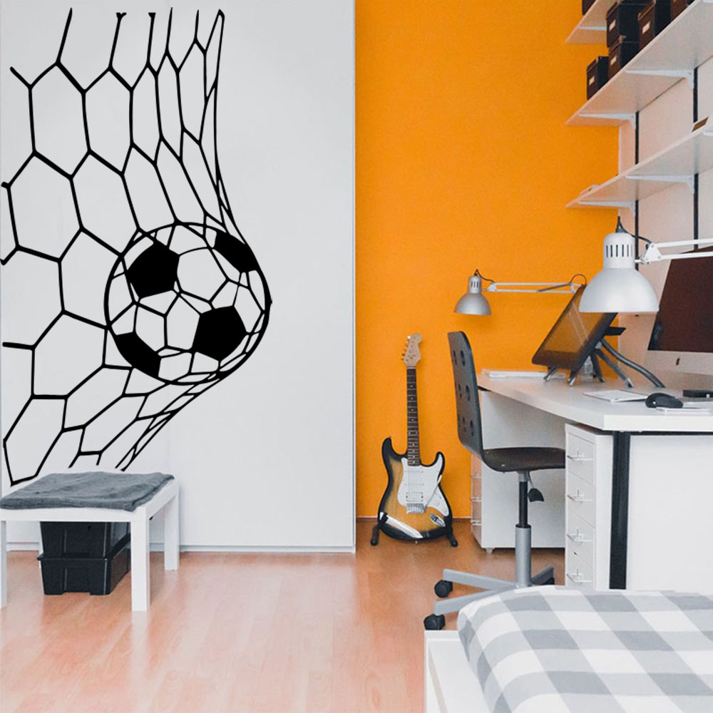 Large Soceer Goal Net Wall Sti - Interior Design School ulasan dan harga