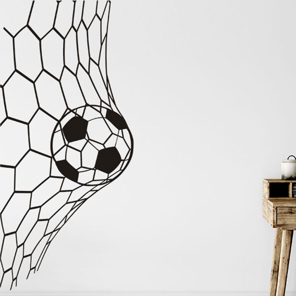 Large Soceer Goal Net Wall Sti - Interior Design School ulasan dan harga