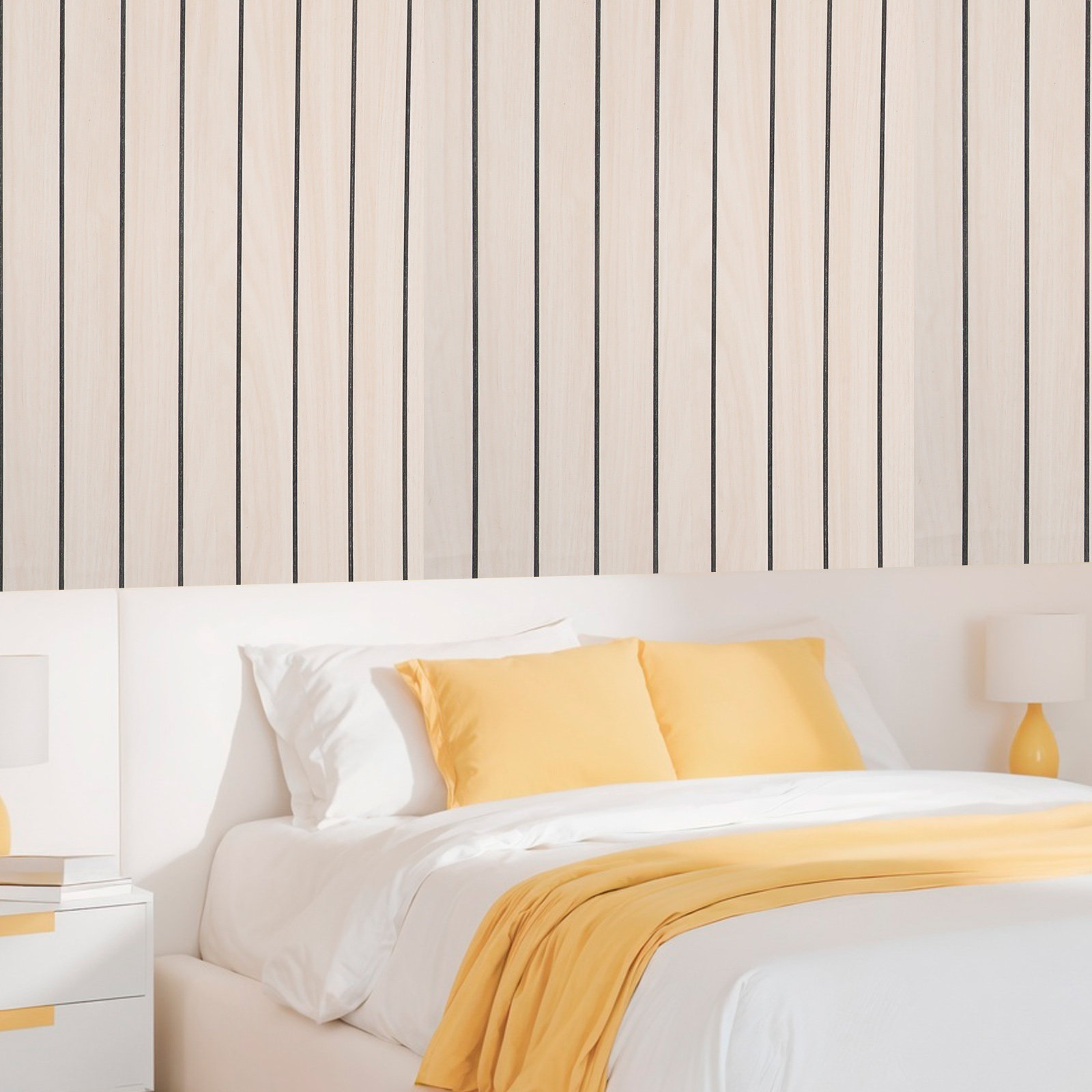 Panel Dinding Slat 300x40cm Wa - Wall Panel 3D Texture ulasan dan harga