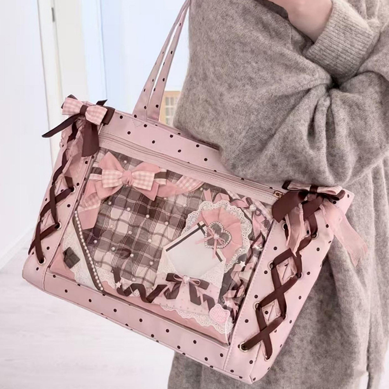 Tas Bahu Polka Dot Jepang, Tas - Interior Design Journal ulasan dan harga