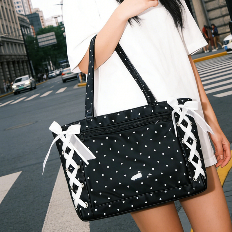 Tas Bahu Polka Dot Jepang, Tas - Interior Design Journal ulasan dan harga