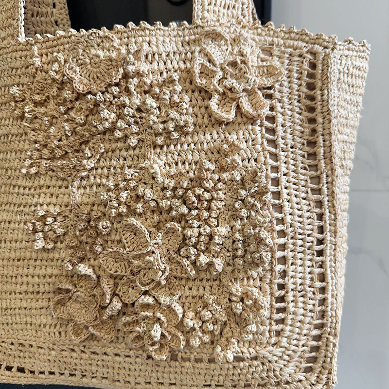 Tas Tote Anyaman Bunga Musim P - Interior Design Bali ulasan dan harga