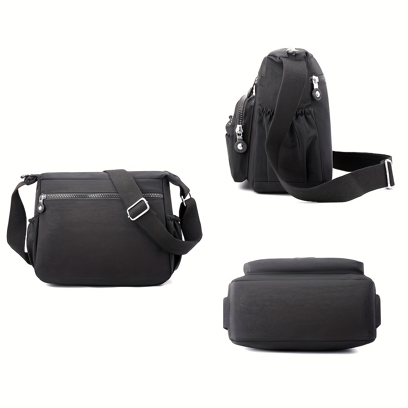 Tas Selempang Chic Nilon Hitam - Interior Design School ulasan dan harga
