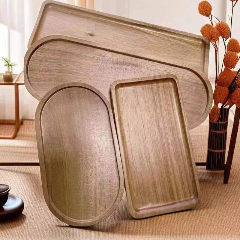 Nampan Sajian Dekoratif Kayu A - Travertine Tray Oval ulasan dan harga