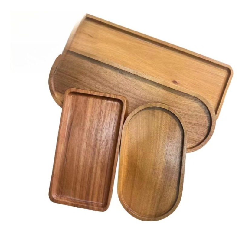Nampan Sajian Dekoratif Kayu A - Travertine Tray Oval ulasan dan harga