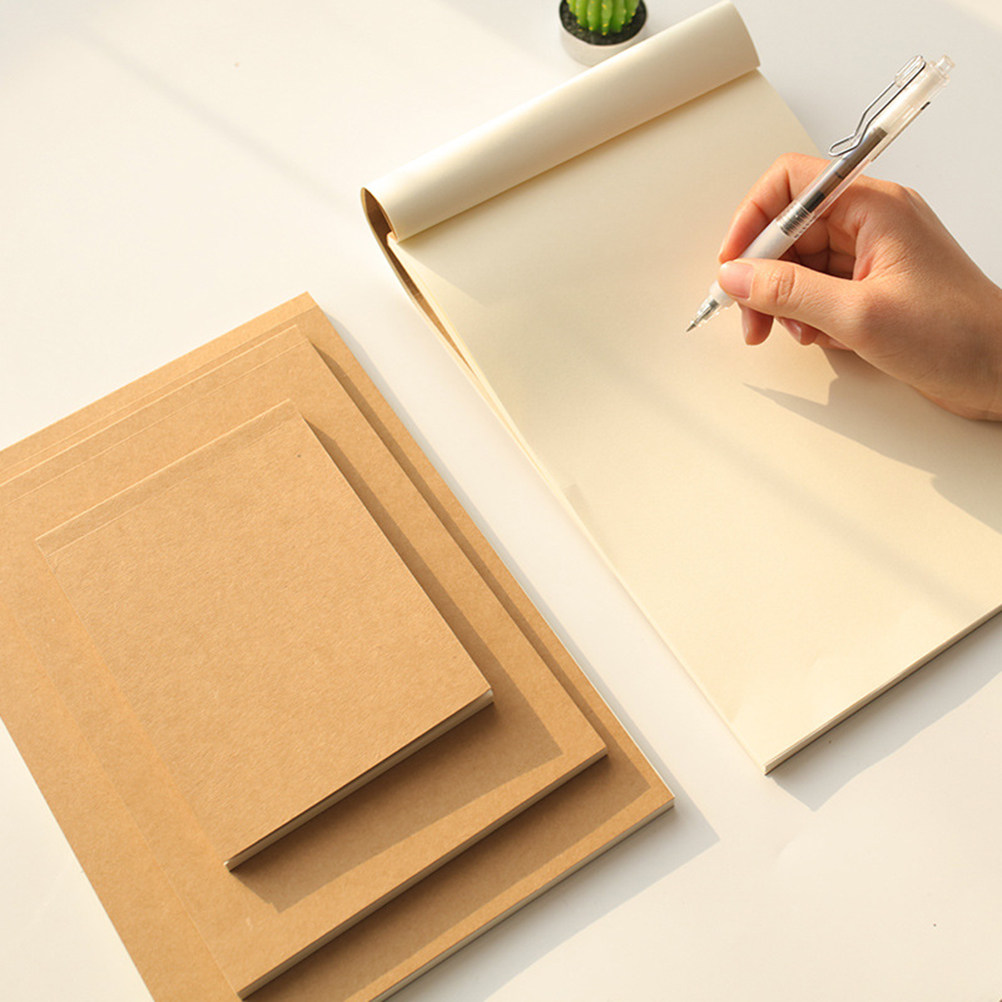 4Pcs Buku Catatan Kertas Kraft - Interior Design Journal ulasan dan harga
